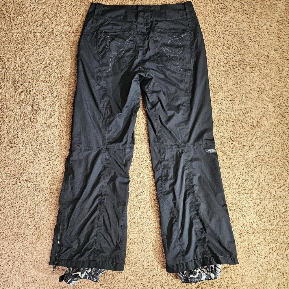 Columbia Titanium Ski Pants Womens Medium Black Omni Tech Waterproof Outdoors - Picture 2 of 15